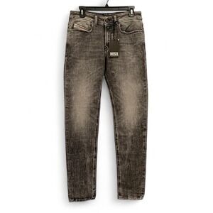 Diesel 1979 Sleenker NWT Skinny Jeans Size 28 Low Waist Charcoal Gray